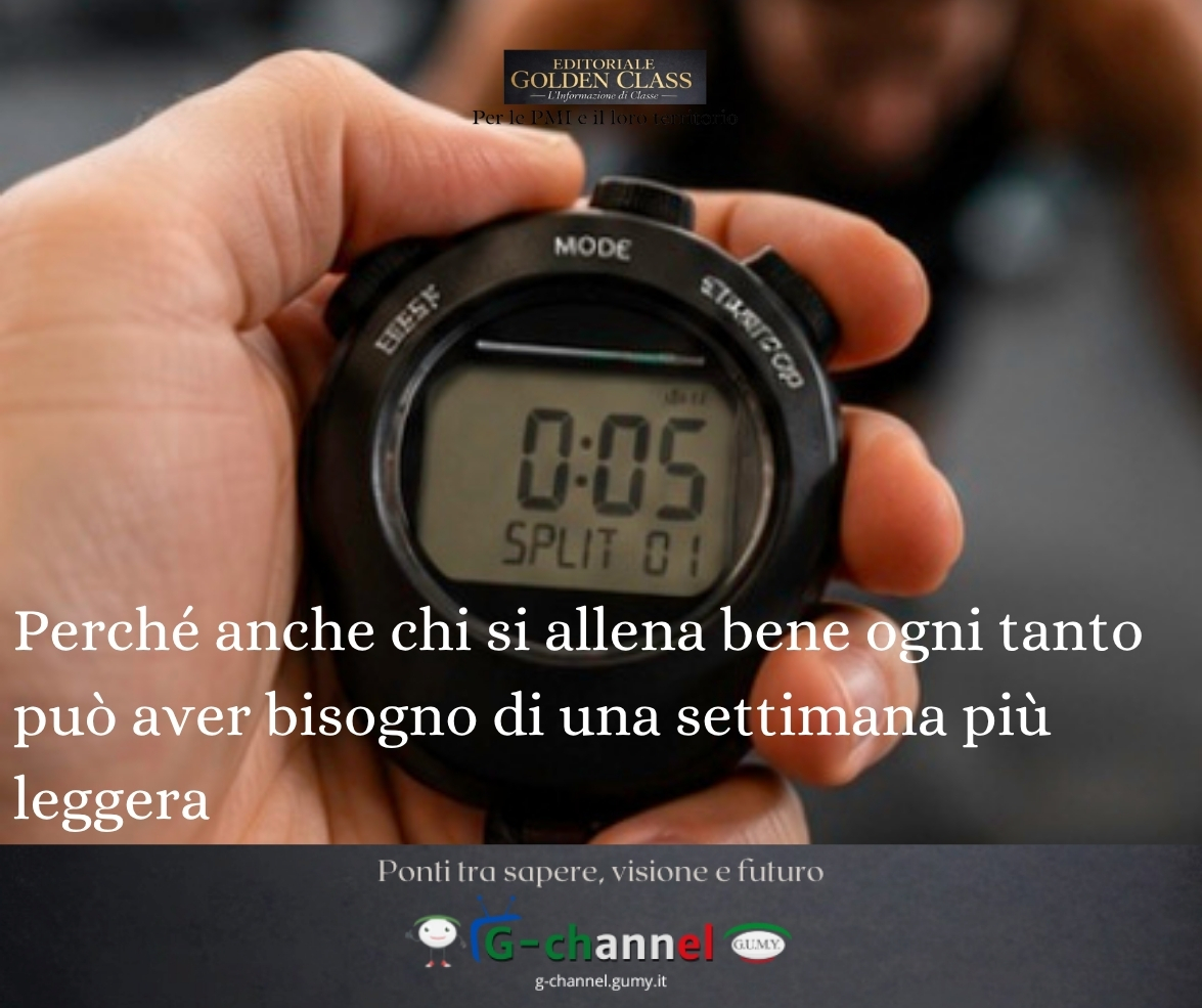 Perché anche chi si allena bene ogni tanto può aver bisogno di una settimana più leggera